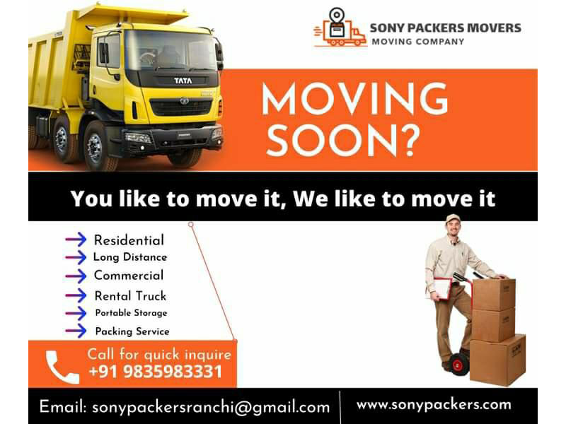 Sony Packers and Movers - Ranchi