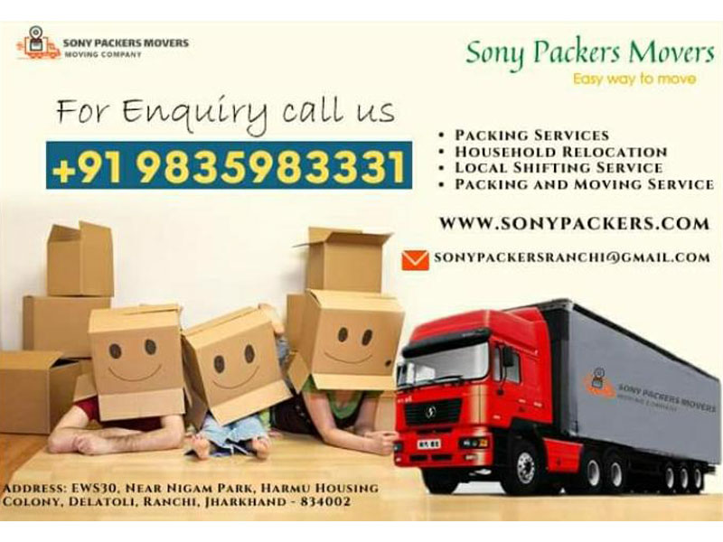 Sony Packers and Movers - Ranchi